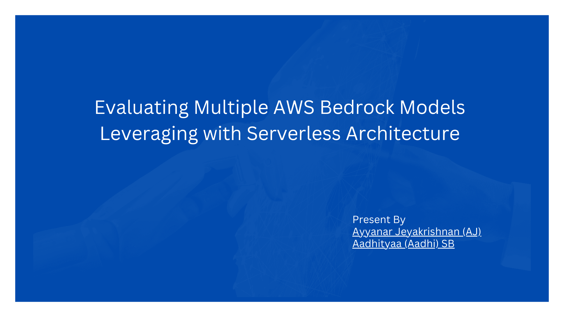 Evaluation for AWS Bedrock Models - A Serverless Approach to Enhance Efficiency and Scalability