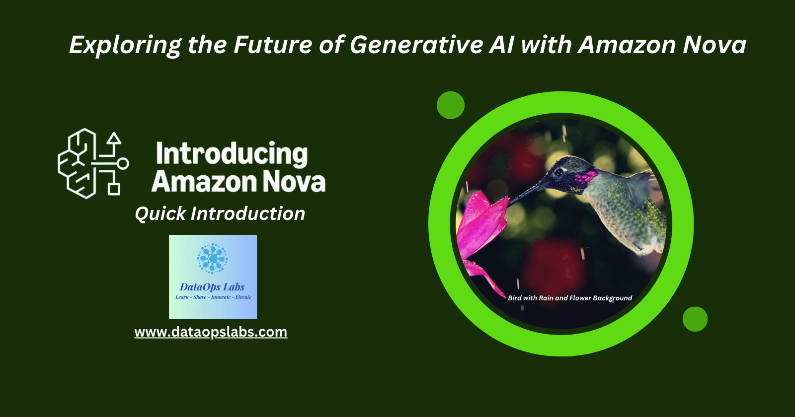 Exploring the Future of Generative AI with Amazon Nova